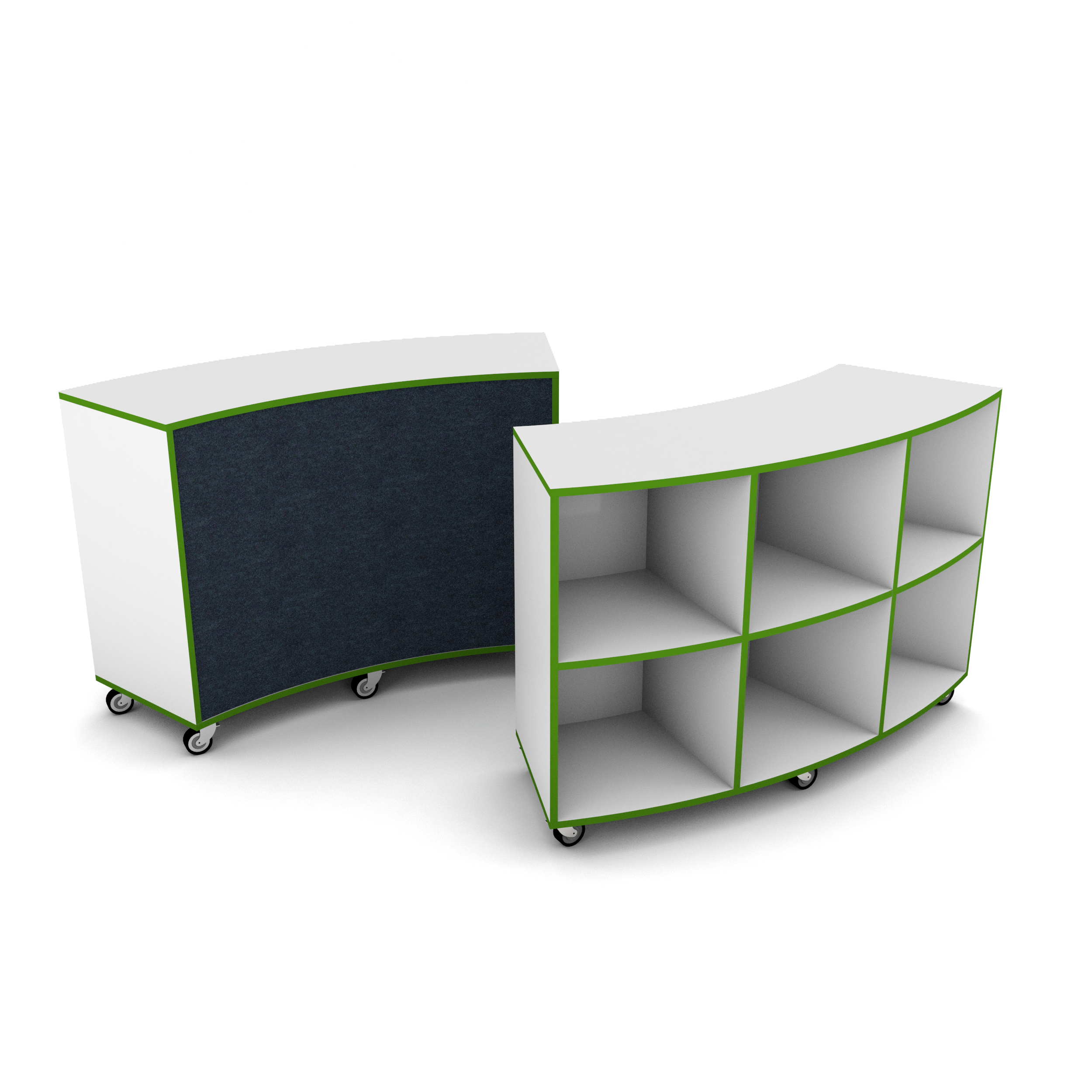 CONCLAVE™ Booth Bookcase (Outer)