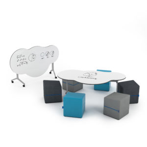 SUNSHINEONACLOUDIEDAY<span class="trade"></span> Foldable Collection with MISSOTT<span class="trade"></span> Cube Ottomans