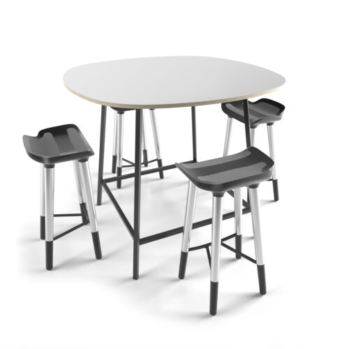 PEBBLETREE™ High Collection with STEAMSPACE™ Stools