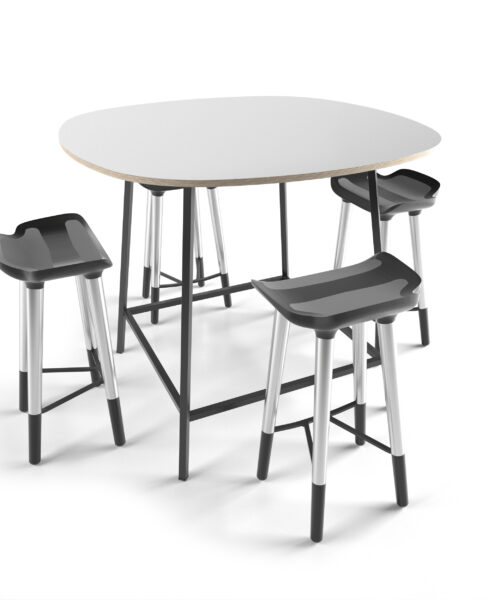 PEBBLETREE™ High Collection with STEAMSPACE™ Stools