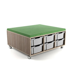 STORE AND DRAW<span class="trade"></span> Upholstered Caddy (12 Tub)