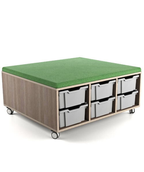 STORE AND DRAW™ Upholstered Caddy (12 Tub)