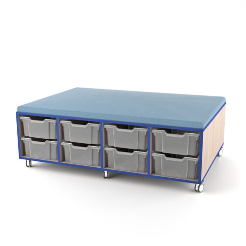 STORE AND DRAW™ Upholstered Caddy (16 Tub)