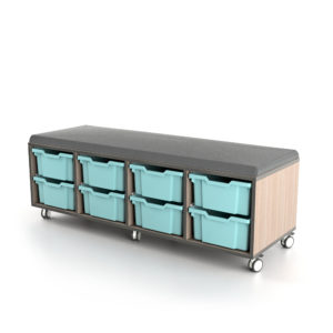 STORE AND DRAW<span class="trade"></span> Upholstered Caddy (8 Tub)