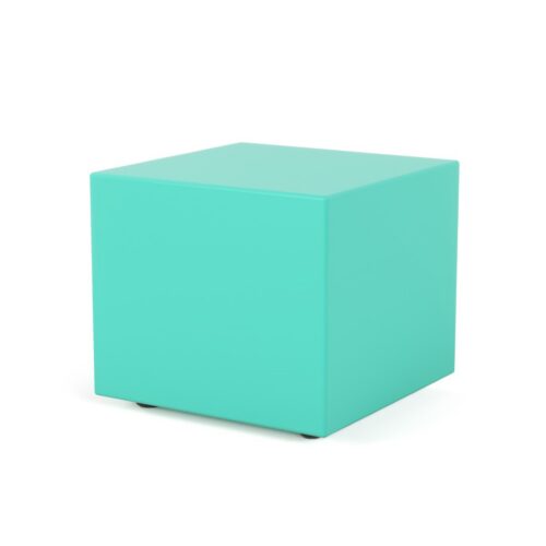 NN26 Coated Outdoor Circle Block Ottoman 16H