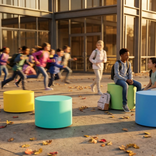 NN26 Skinned Round Ottoman Lifestyle 01